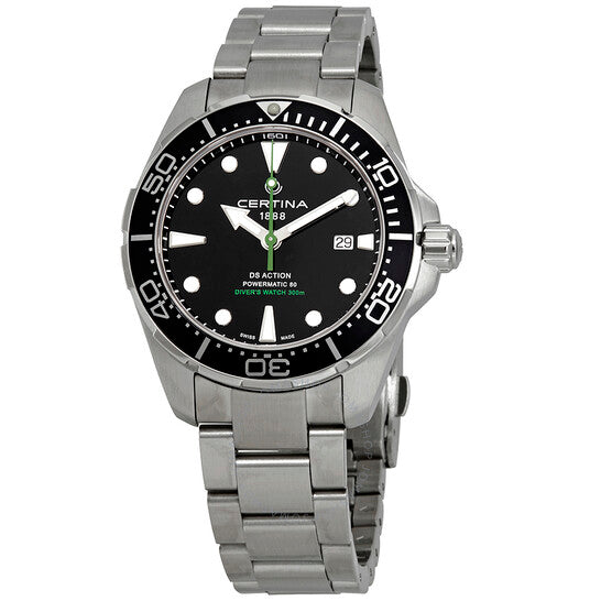Certina, DS Action Diver Automatic Black Dial Men's Watch