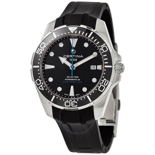 Certina, DS Action Diver Automatic Black Dial Men's Watch