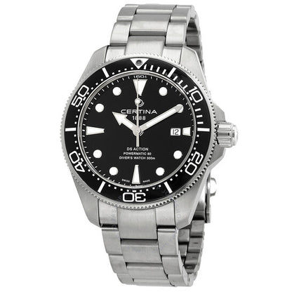 Certina, DS Action Diver Automatic Black Dial Men's Watch