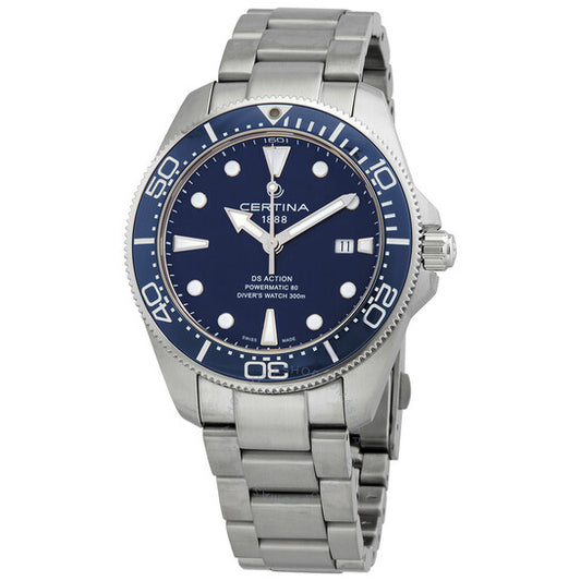 Certina, DS Action Diver Automatic Blue Dial Men's Watch