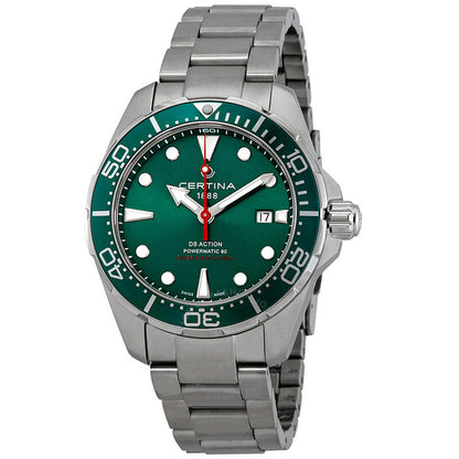 Certina, DS Action Diver Automatic Green Dial Men's Watch
