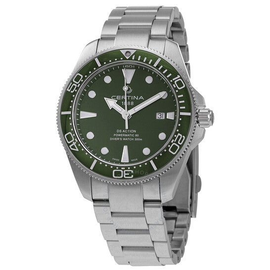 Certina, Ds Action Diver Automatic Green Dial Men's Watch