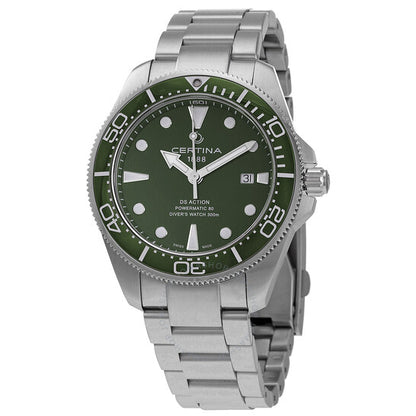 Certina, Ds Action Diver Automatic Green Dial Men's Watch