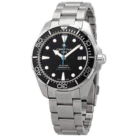 Certina, DS Action Diver Automatic Black Dial Men's Watch