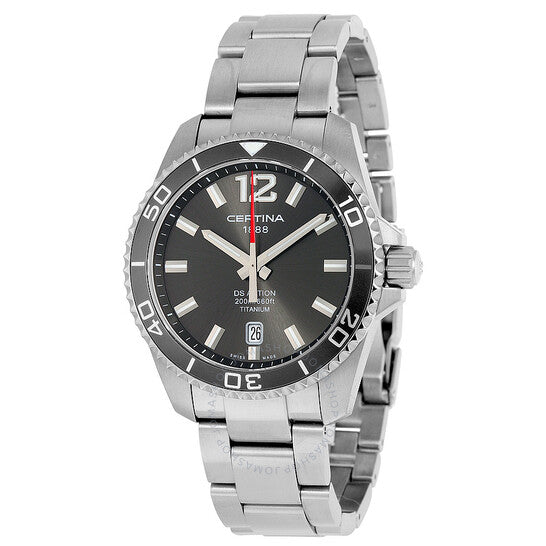 Certina, DS Action Quartz Anthracite Dial Men's Watch C0134104408700