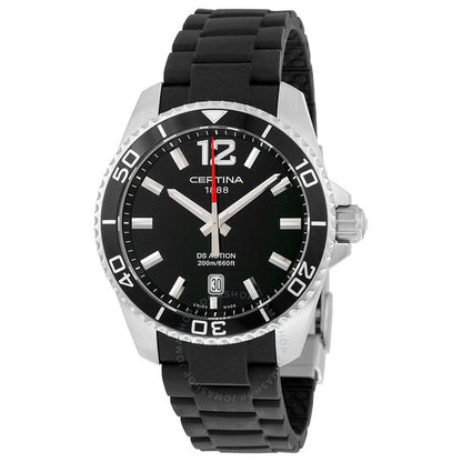 Certina, DS Action Quartz Black Dial Men's Watch C0134101705700