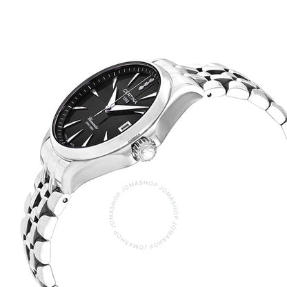 ساعة سيرتينا دي إس أكشن كوارتز بمينا سوداء للسيدات