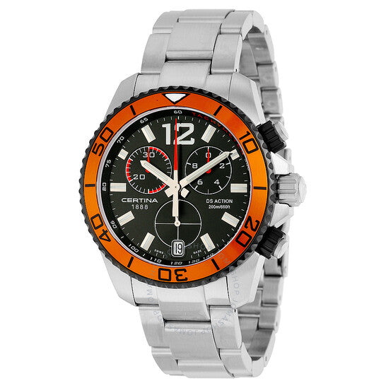 Certina, DS Action Chronograph Black Dial Men's Watch C0134172105701