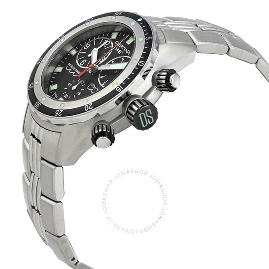 Certina, DS Blue Ribbon Chronograph Black Dial Men's Watch