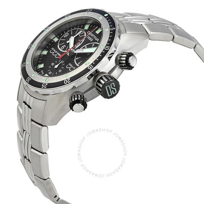 Certina, DS Blue Ribbon Chronograph Black Dial Men's Watch