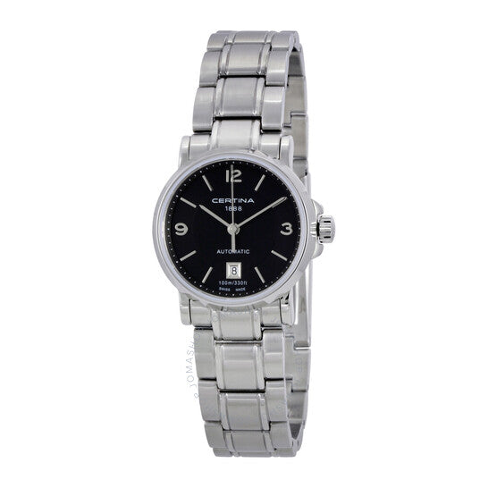 Certina, DS Caimano Automatic Black Dial Ladies Watch C0172071105700