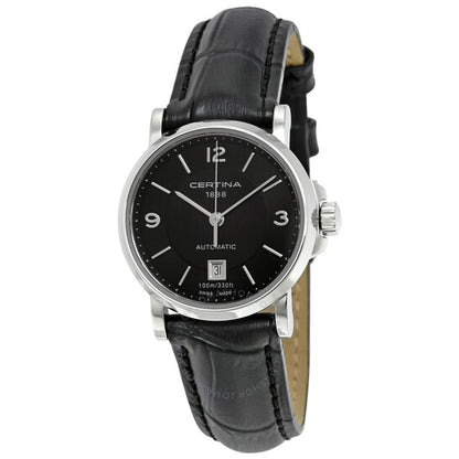 Certina, DS Caimano Automatic Black Dial Ladies Watch C0172071605700
