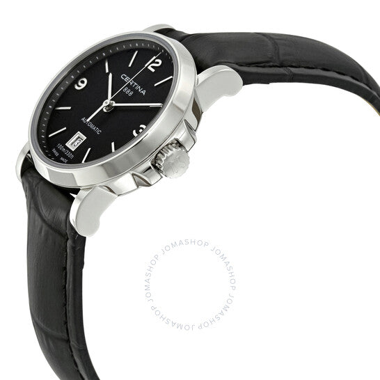 Certina, DS Caimano Automatic Black Dial Ladies Watch C0172071605700