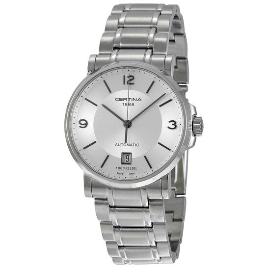 Certina, DS Caimano Automatic Silver Dial Ladies Watch C0174071103700