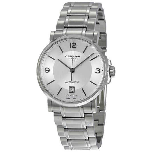 ساعة سيرتينا دي إس كايمانو أوتوماتيكية بمينا فضي للسيدات C0174071103700