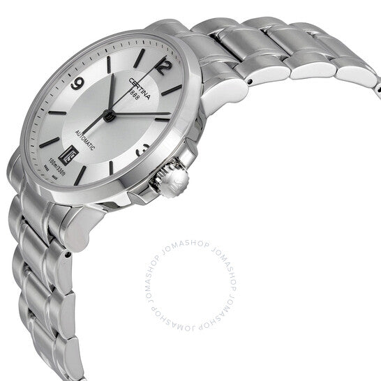 Certina, DS Caimano Automatic Silver Dial Ladies Watch C0174071103700