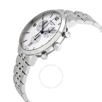 Certina, DS Caimano Chronograph Quartz Silver Dial Watch