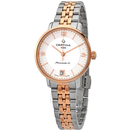 ساعة سيرتينا دي إس كايمانو أوتوماتيكية بمينا فضية للسيدات