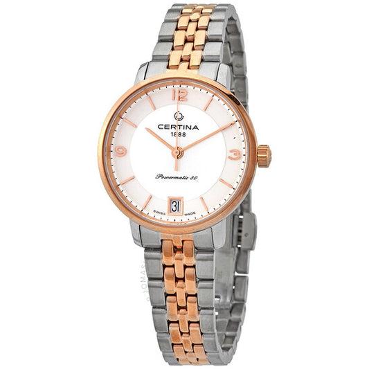 ساعة سيرتينا دي إس كايمانو أوتوماتيكية بمينا فضية للسيدات