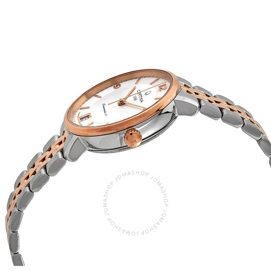 ساعة سيرتينا دي إس كايمانو أوتوماتيكية بمينا فضية للسيدات