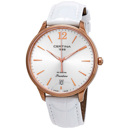 Certina, DS Dream Precidrive Silver Dial Ladies Quartz Watch