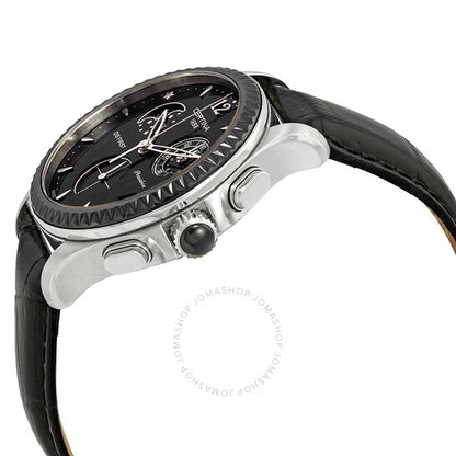 Certina, DS First Chronograph Moonphase Black Dial Ladies Watch