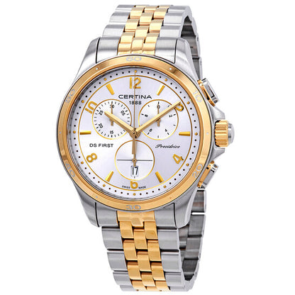 Certina, DS First Lady Ceramic Silver Dial Ladies Watch