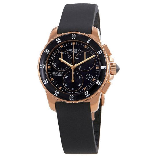 Certina, DS First Lady Ceramic Chronograph Ladies Watch C0142173705100
