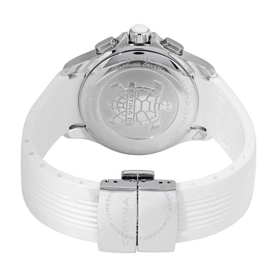 Certina, DS First Lady Chronograph White Dial Ladies Watch