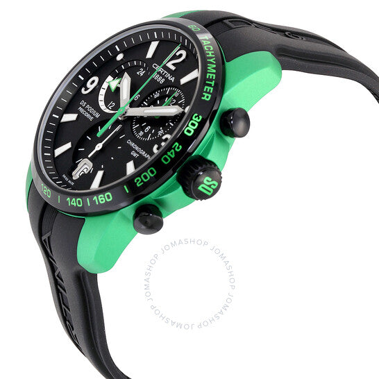 Certina, DS Podium Aluminum Black Rubber Men's Watch C0016399705703