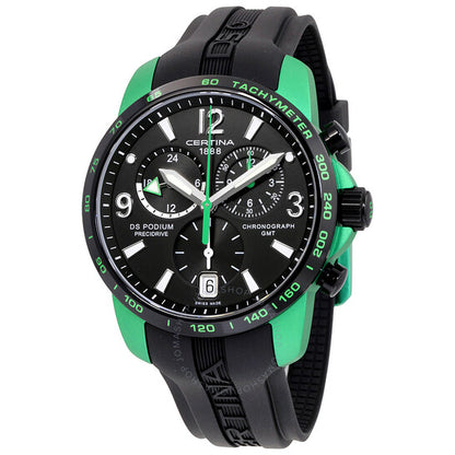 Certina, DS Podium Aluminum Black Rubber Men's Watch C0016399705703