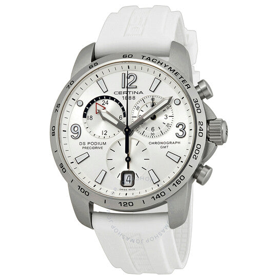 Certina, DS Podium Aluminum White Rubber Men's Watch C0016399703700