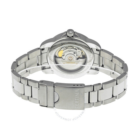 ساعة سيرتينا دي إس بوديوم أوتوماتيكية للرجال بمينا رمادي