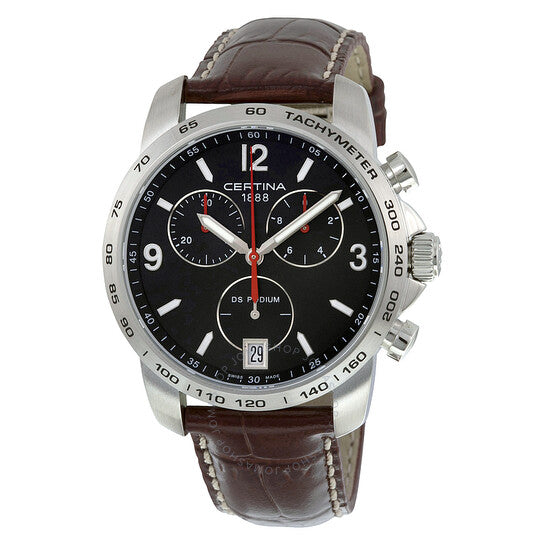 Certina, DS Podium Chronograph Black Dial Men's Watch C0014171605700