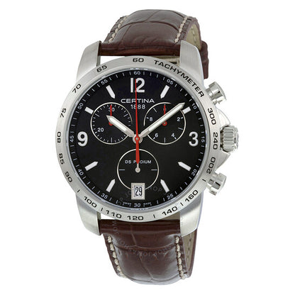 Certina, DS Podium Chronograph Black Dial Men's Watch C0014171605700