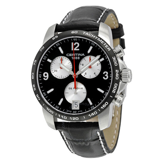 Certina, DS Podium Chronograph Black Dial Men's Watch C0014171605701