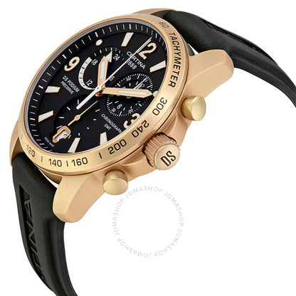 Certina, DS Podium Chronograph Black Dial Men's Watch