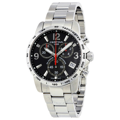 Certina, DS Podium Chronograph Black Dial Men's Watch