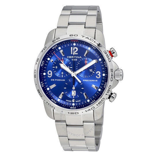 Certina, DS Podium Chronograph Blue Dial Men's Watch