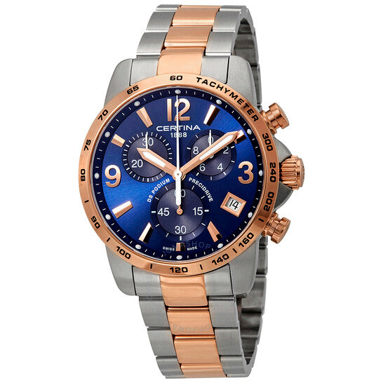 Certina, DS Podium Chronograph Blue Dial Men's Watch