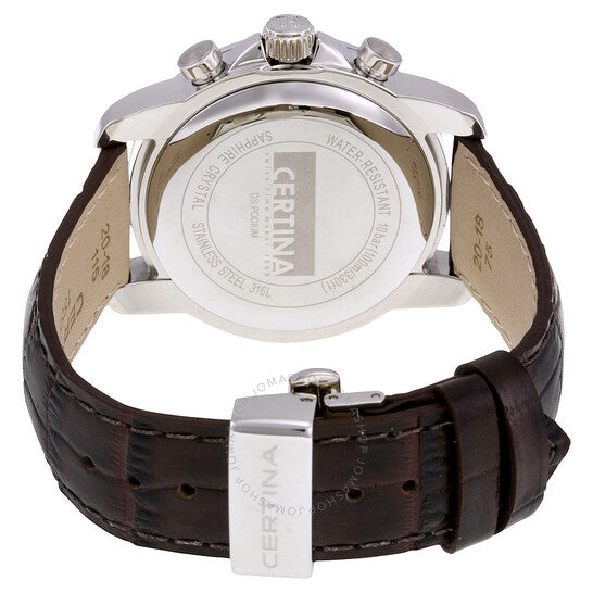 Certina, DS Podium Chronograph Brown Dial Men's Watch C0014171629700