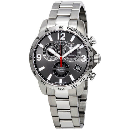 Certina, DS Podium Titanium Chronograph Grey Dial Men's Watch