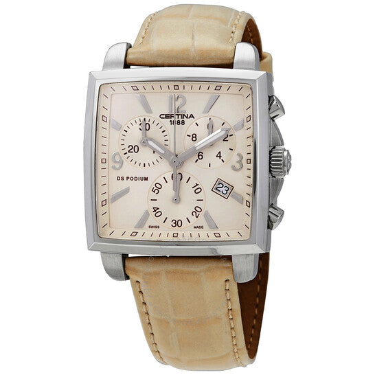 Certina, DS Podium Chronograph Ivory Dial Ladies Watch