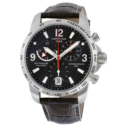 Certina, DS Podium GMT Black Dial Men's Watch C0016391605700