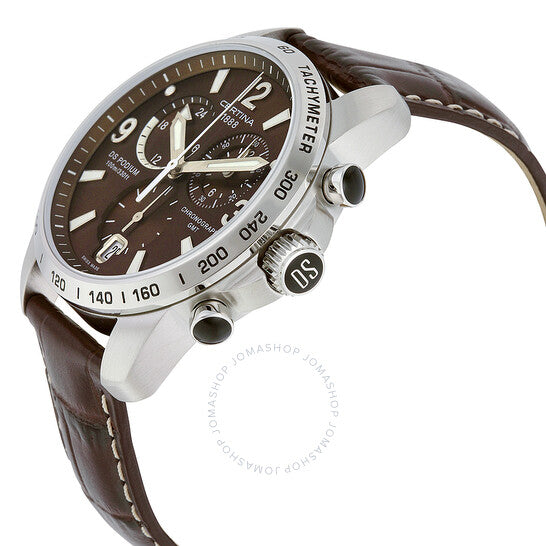 Certina, DS Podium GMT Brown Dial Men's Watch C0016391629700
