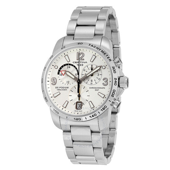 Certina, DS Podium GMT Silver Dial Men's Watch C0016391103700
