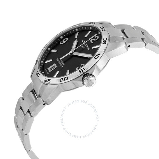 ساعة سيرتينا دي إس بوديوم كوارتز بمينا سوداء