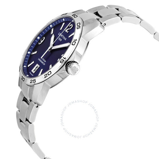 ساعة سيرتينا دي إس بوديوم كوارتز بمينا زرقاء