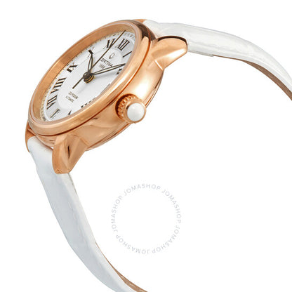 ساعة سيرتينا دي إس بوديوم أوتوماتيكية للسيدات بمينا فضي