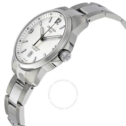 Certina, DS Podium Silver Dial Titanium Men's Watch C0014104403700